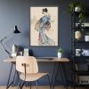 93830-158.jpg Woman Wearing Kimono by Katsushika Hokusai Framed Poster