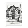 Residential Building by Gazette Des Beaux-Arts Framed Poster