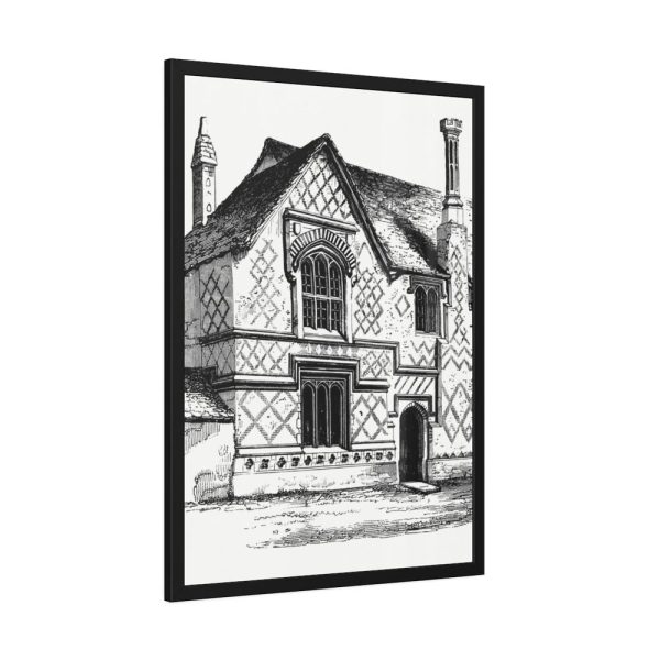 Residential Building by Gazette Des Beaux-Arts Framed Poster
