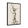 93830-17.jpg Takajaloillaan Seisova Karhu by Helene Schjerfbeck Framed Posters