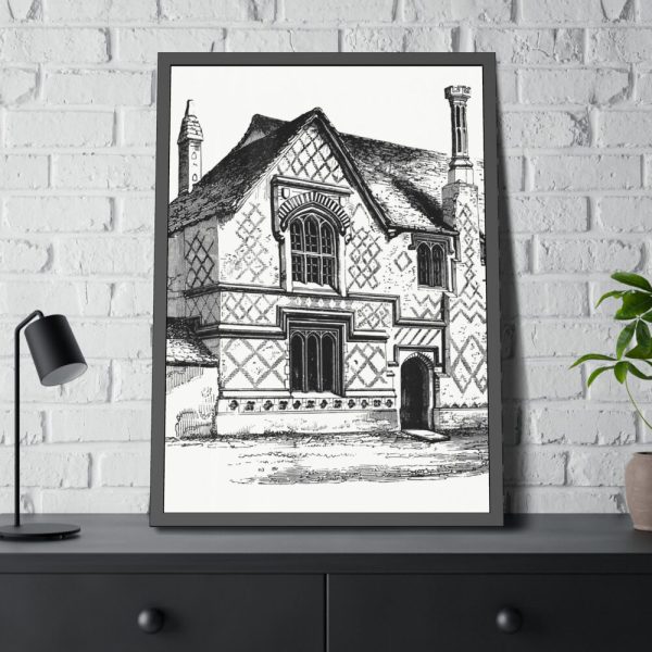 Residential Building by Gazette Des Beaux-Arts Framed Poster