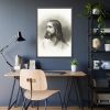 Jesus Christ Portrait by Rufus Wilmot Griswold Framed Poster