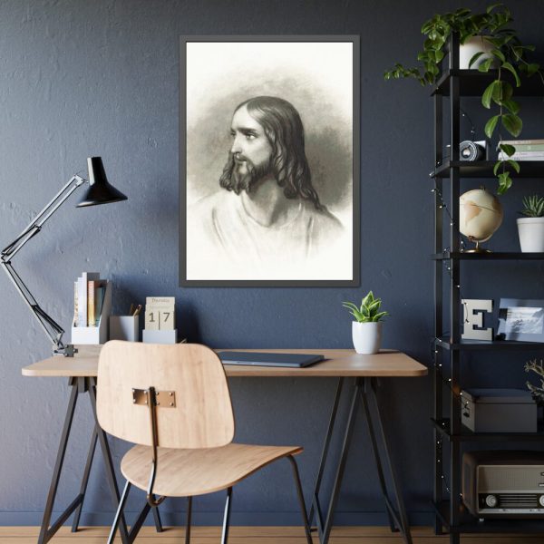 Jesus Christ Portrait by Rufus Wilmot Griswold Framed Poster
