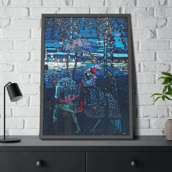 93830-187.jpg Riding couple by Wassily Kandinsky Framed Poster
