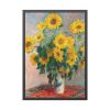 Bouquet of Sunflowers by Claude Monet Framed Poster