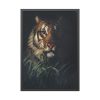 93830-216.jpg Tiger's Head painting in high Framed Poster