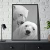 93830-23.jpg Polar Bears in the Winter Framed Posters