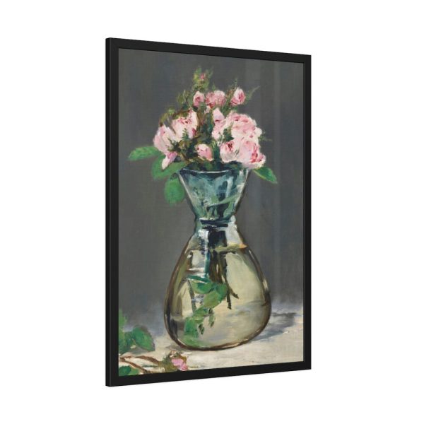 Moss Roses in a Vase by  Edouard Manet Framed Posters