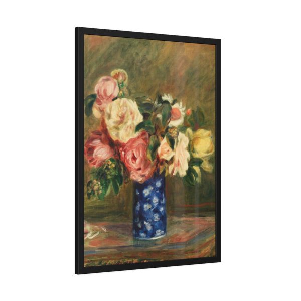 Bouquet of Roses by Pierre-Auguste Renoir Framed Posters