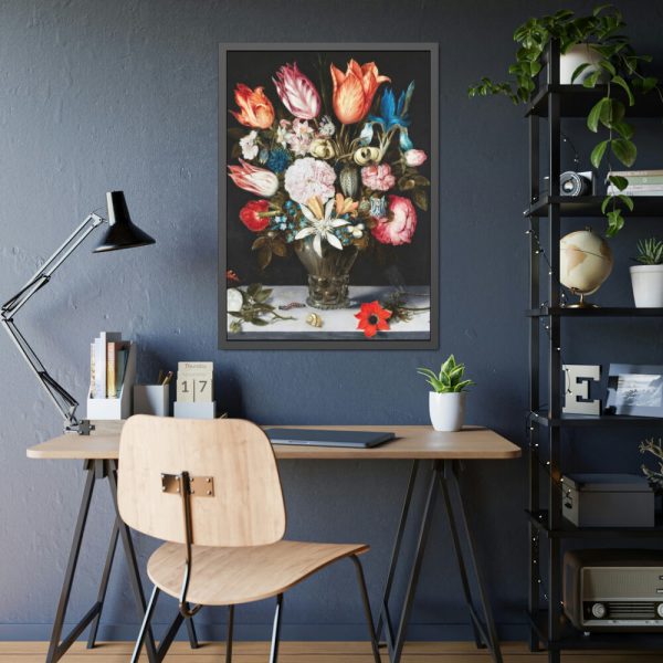 93830-50.jpg Flowers in a Glass by Ambrosius Bosschaert Framed Poster