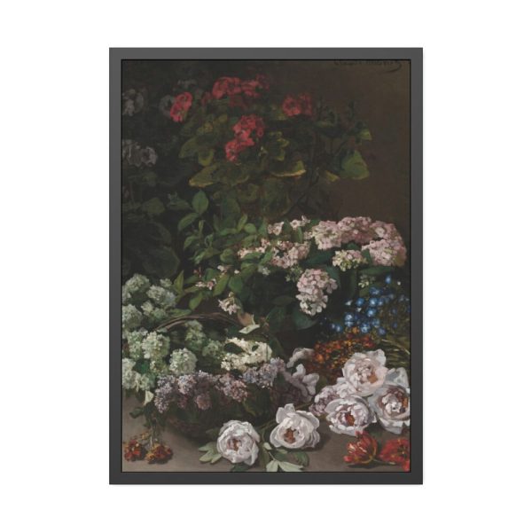 93830-52.jpg Spring Flowers by Claude Monet Framed Poster