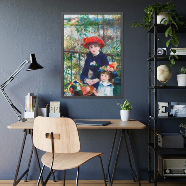 93830-6.jpg Two Sisters (On the Terrace) by Pierre-Auguste Renoir Framed Poster