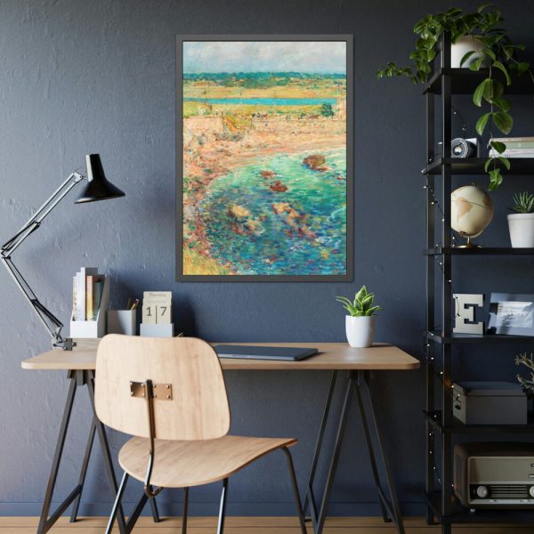 93830-86.jpg Bailey’s Beach by Frederick Childe Hassam Framed Poster