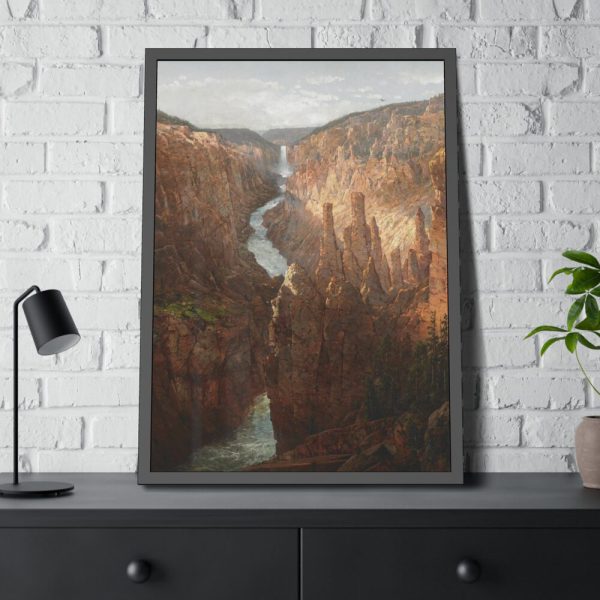 93830-99.jpg Grand Canyon Yellowstone River by William Louis Sonntag Framed Poster