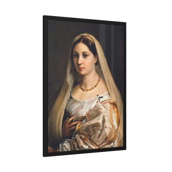 93831-1.jpg Woman With a Veil by Raphael's Framed Poster