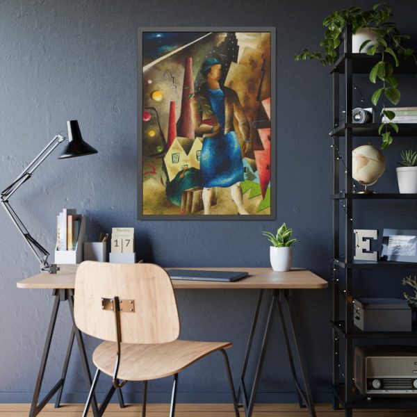 The Eviction by Eldzier Cortor Framed Poster