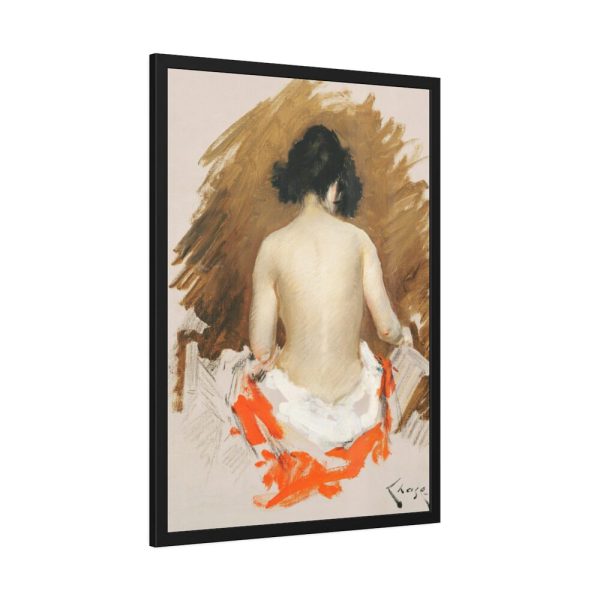 93831-165.jpg Naked Japanese Woman by William Merritt Chase Framed Poster
