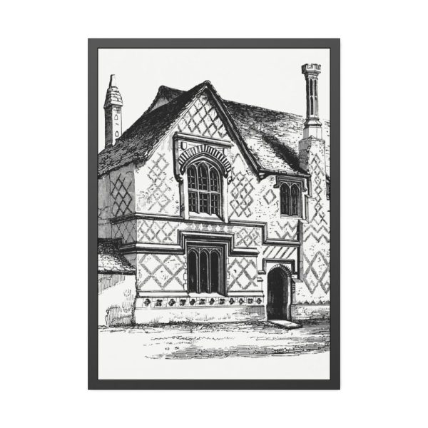 Residential Building by Gazette Des Beaux-Arts Framed Poster