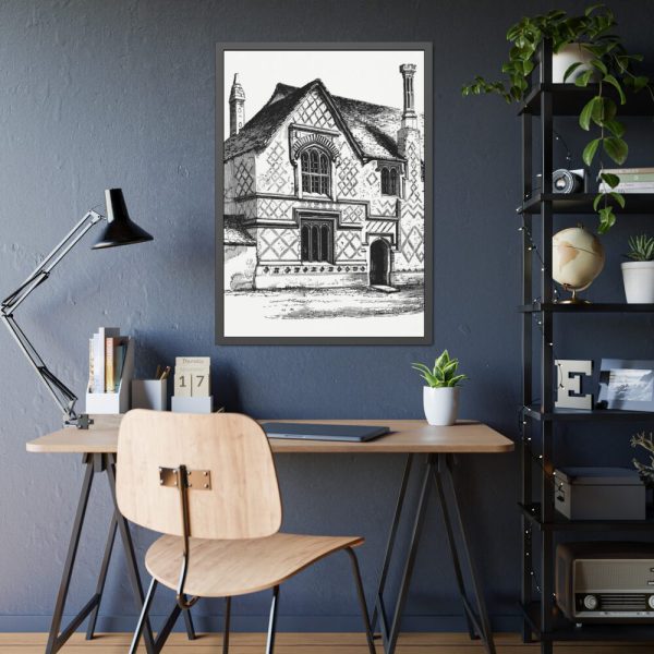 Residential Building by Gazette Des Beaux-Arts Framed Poster