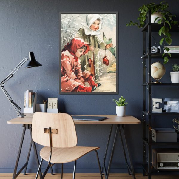 Hark! What Mean Those Holy Voices by L. Prang & Co Framed Poster