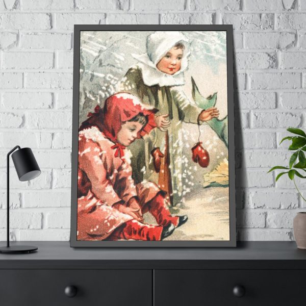 Hark! What Mean Those Holy Voices by L. Prang & Co Framed Poster