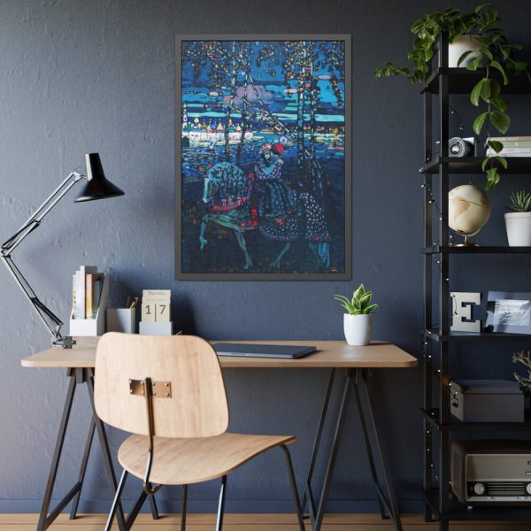 93831-186.jpg Riding couple by Wassily Kandinsky Framed Poster