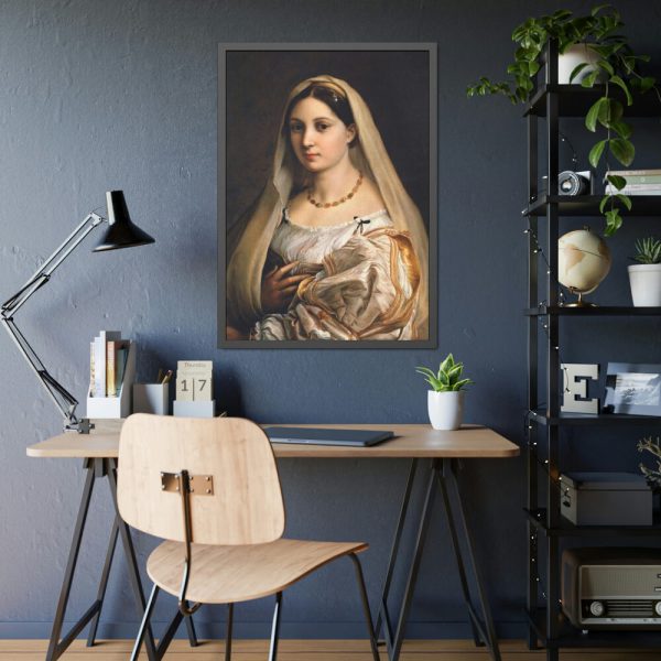 93831-2.jpg Woman With a Veil by Raphael's Framed Poster