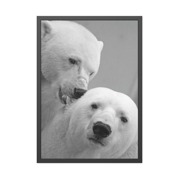 93831-20.jpg Polar Bears in the Winter Framed Posters