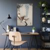 93831-202.jpg Ring sparrows at wisteria Framed Poster