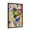 Painting with Green Center  Framed Poster