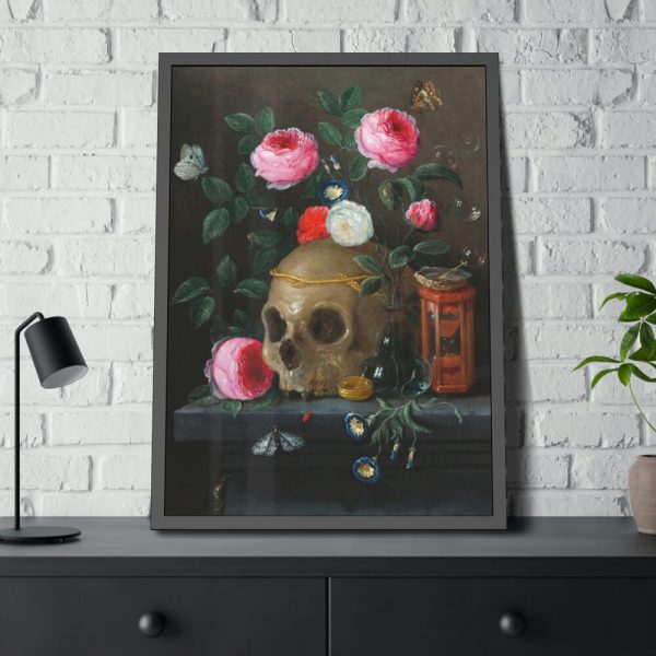 Vanitas Still Life by  Jan van Kessel Framed Poster
