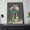 Moss Roses in a Vase by  Edouard Manet Framed Posters