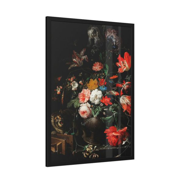 93831-41.jpg The Overturned Bouquet by Abraham Mignon Framed Poster