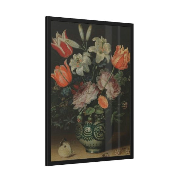 Vase with Flowers by Jan Brueghel I Framed Poster