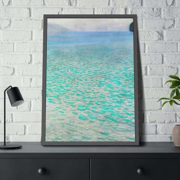 Attersee by Gustav Klimt's Framed Poster