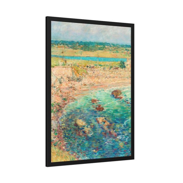 93831-85.jpg Bailey’s Beach by Frederick Childe Hassam Framed Poster