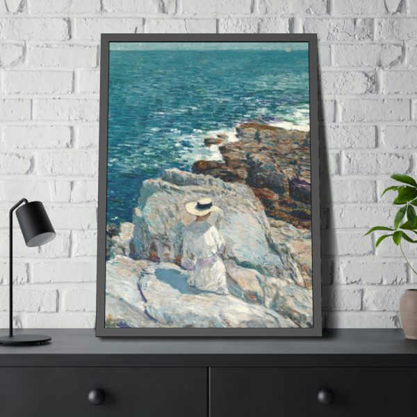 93831-91.jpg The South Ledges, Appledore by Frederick Childe Hassam Framed Poster