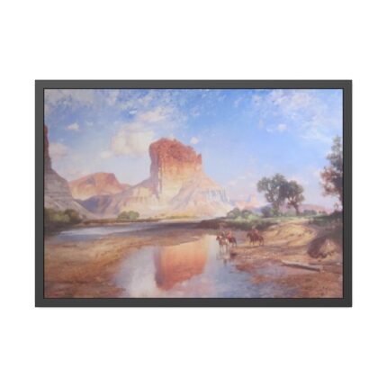 O'Neil Butte Grand canyon by Thomas Moran Framed Poster