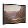 93854-125.jpg On Valley River Virginia by William Louis Sonntag Framed Poster