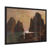 93854-133.jpg Isle of Capri, The Faraglioni by William Stanley Haseltine Framed Poster