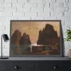 93854-135.jpg Isle of Capri, The Faraglioni by William Stanley Haseltine Framed Poster