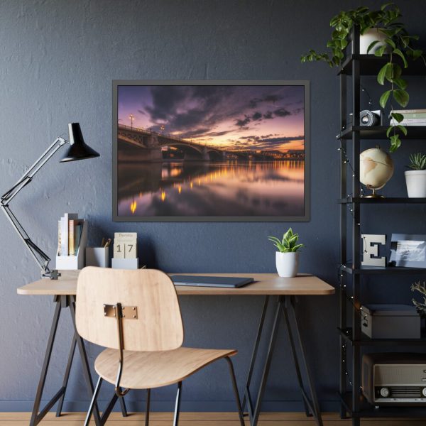 93854-158.jpg Aesthetic Purple Sky Framed Poster