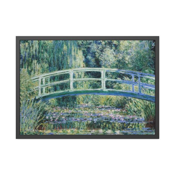 93854-180.jpg Water Lilies and Japanese Bridge by Claude Monet Framed Poster