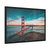 93854-189.jpg Golden Gate Bridge River San Francisco Framed Poster