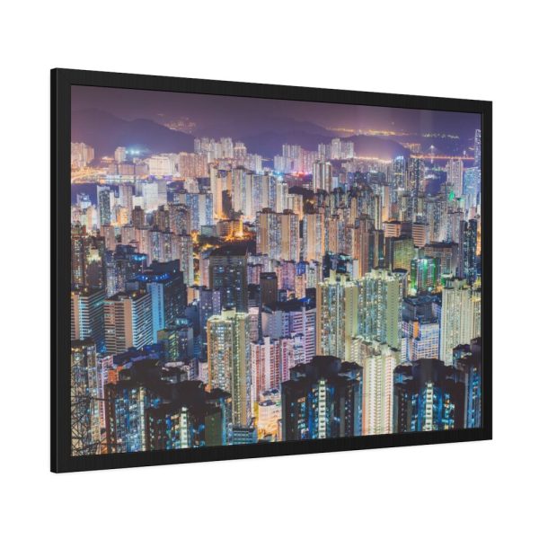 93854-205.jpg Skyscrapers of Hong Kong, China Framed Poster
