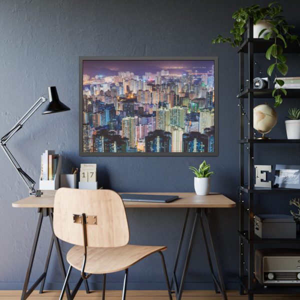 93854-206.jpg Skyscrapers of Hong Kong, China Framed Poster