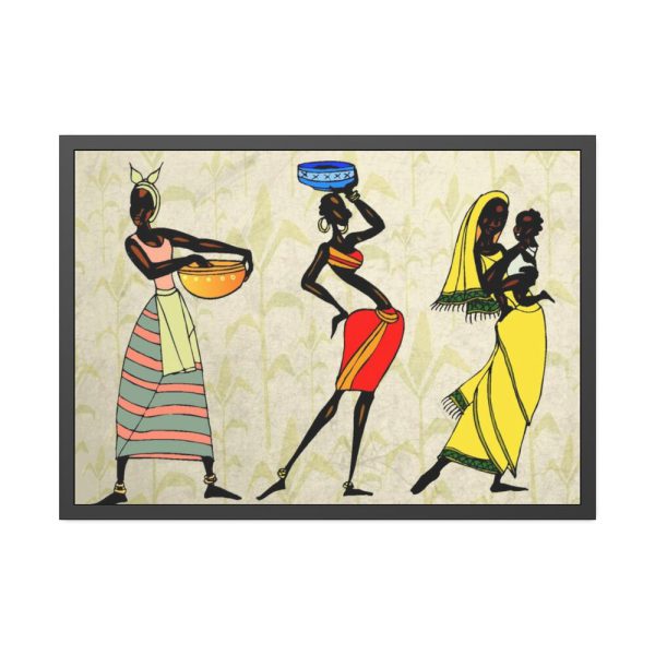 Woman Ethic African People Framed Poster