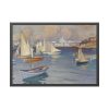 93854-256.jpg The Nyländska Jaktklubben Harbour in Helsinki by Albert Edelfelt Framed Poster