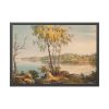 93854-260.jpg Lakeside View Near Träskända Manor, by Magnus Von Wright Framed Poster