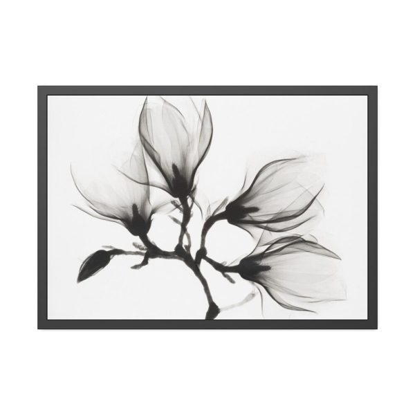 93854-279.jpg Magnolia Branch with Four Flowers Framed Poster